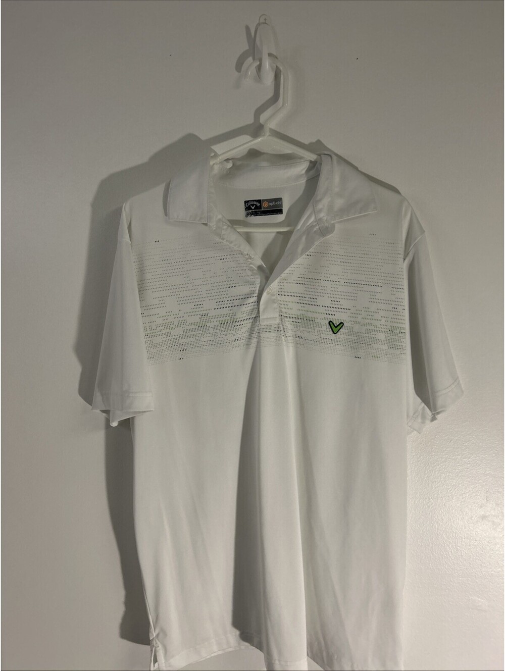 Calloway Opti Sri White Polo Med